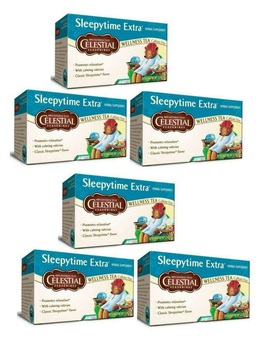 Celestial Seasonings Sleepytime Extra Tea 20 Bags (Pack of 6) BB 17 May 2025