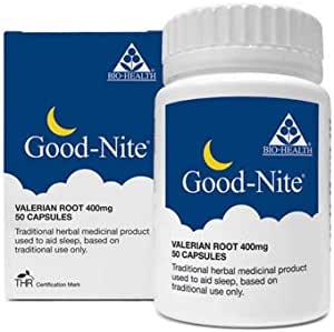 Bio Health Good-Nite Valerian Root 400mg 50 Capsules