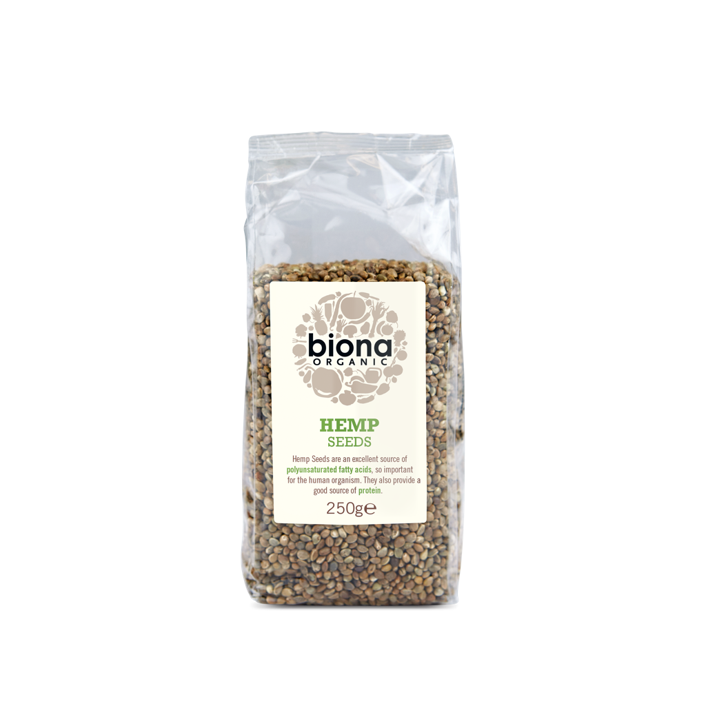 Biona Organic Hemp Seed 250g -Pack of 6
