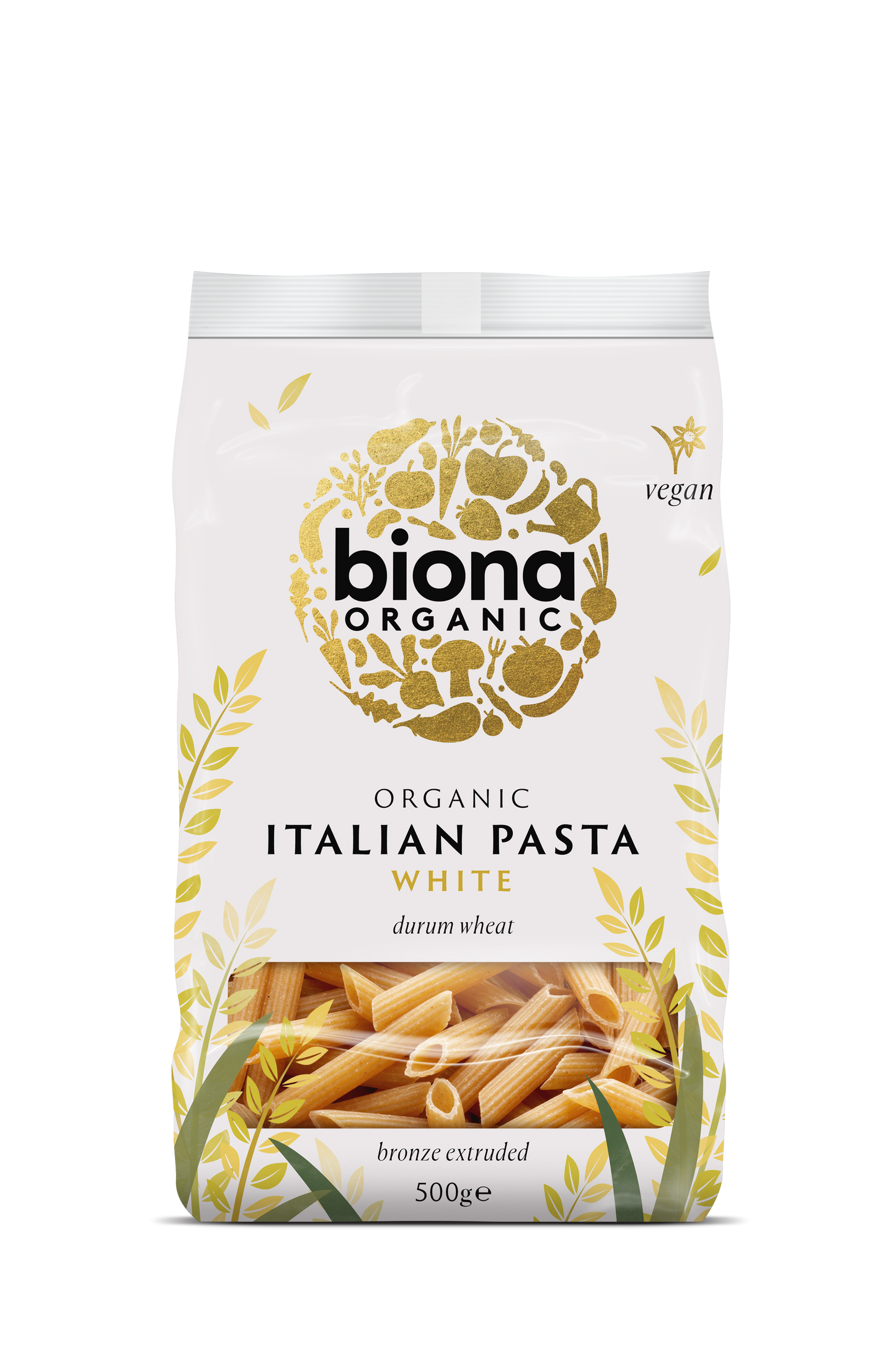 Biona Organic White Penne 500g Pack of 4
