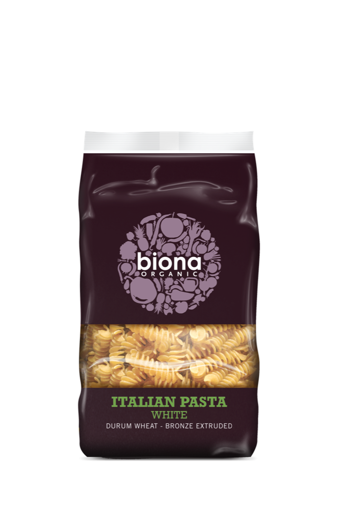 Biona Organic White Fusilli 500g Pack of 4