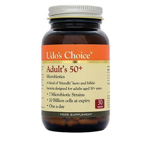 Udo's Choice Advanced Adults Blend 50 Plus Probiotics 30 Capsules