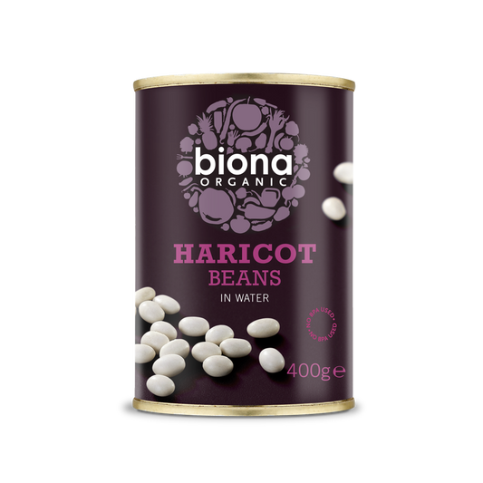 Biona Organic Haricot Beans 400g Pack of 6