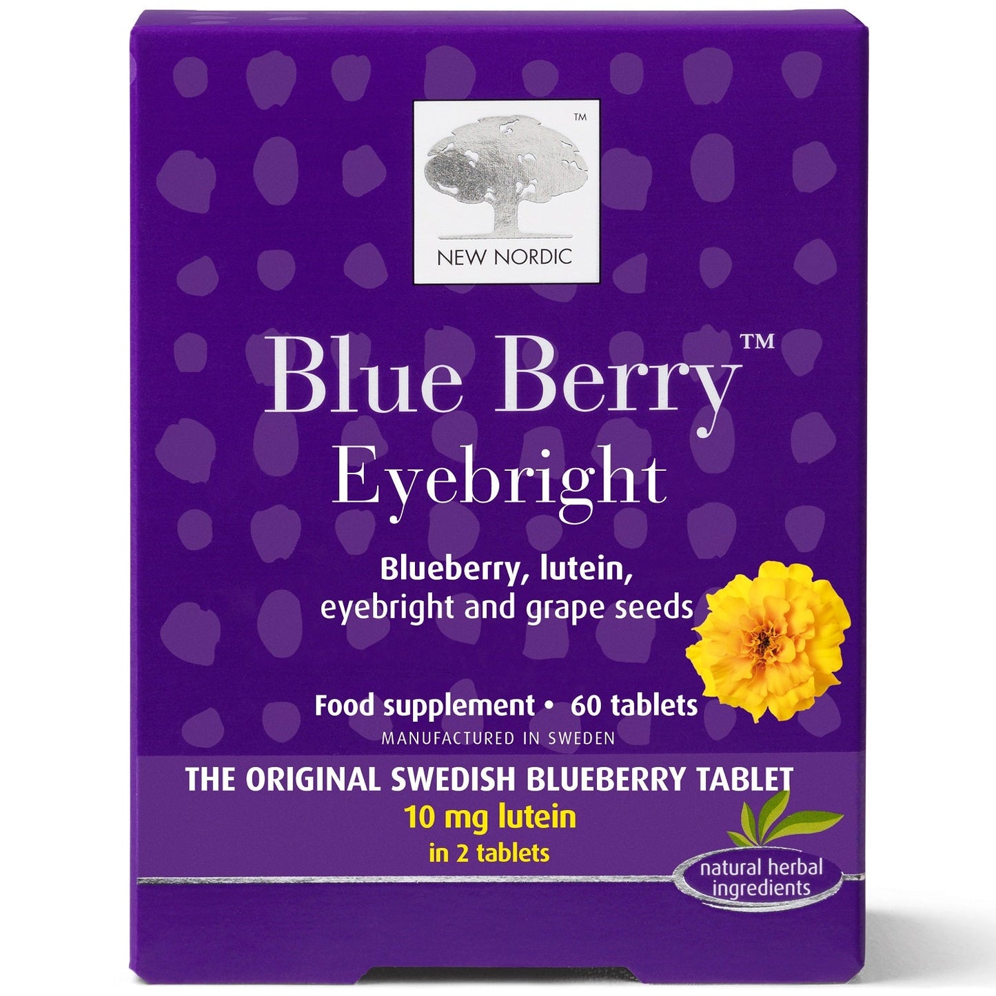 New Nordic Blue Berry Eyebright 60 Tablets