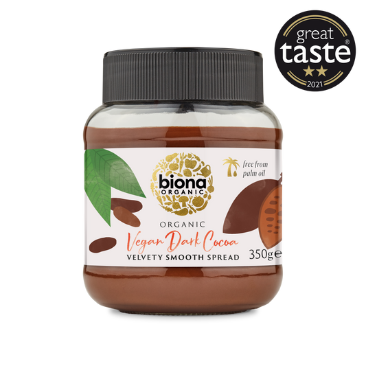 Biona Organic Dark Cocoa Spread -Vegan 350g Pack of 4