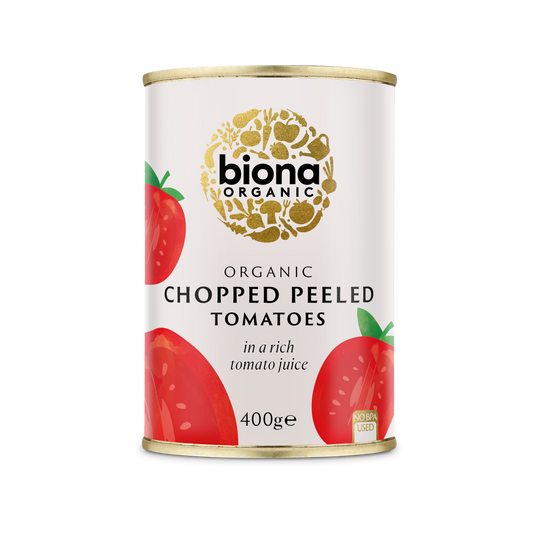 Biona Organic Chopped Tomatoes 400g Pack of 6