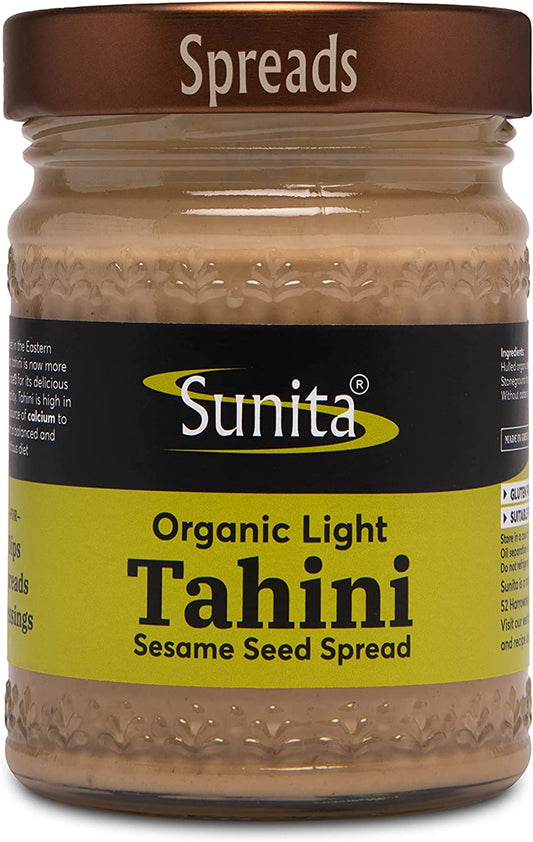 Sunita Greek Sesame Spread Organic Light Tahini 280 g (Pack of 3)