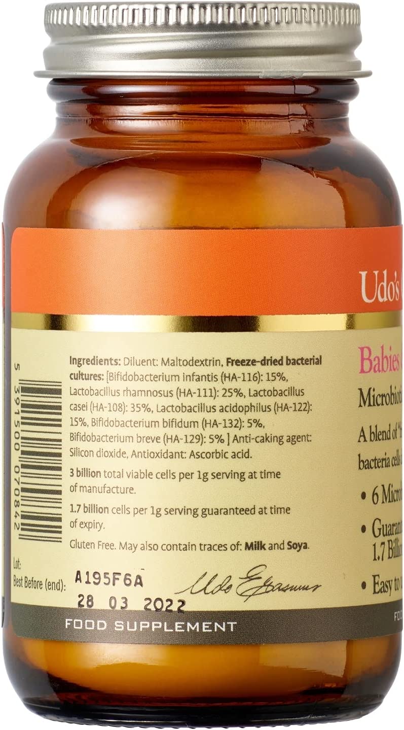 Udos Choice Babies & Toddlers Blend Probiotics 75g Powder