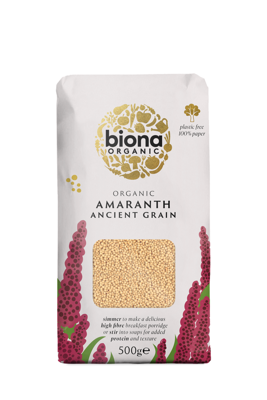 Biona Organic Amaranth Seed 500g Pack of 4
