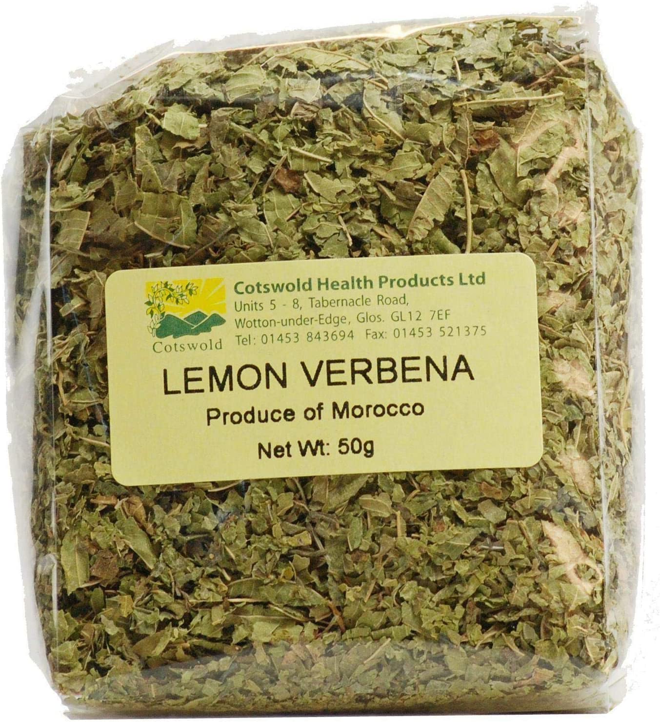 Cotswold Health Products Lemon Verbena Tea 50g Pack of 4