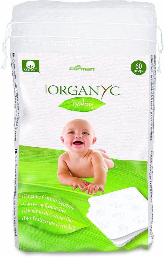 Organyc 100% Organic Cotton Baby Squares Pack of 2