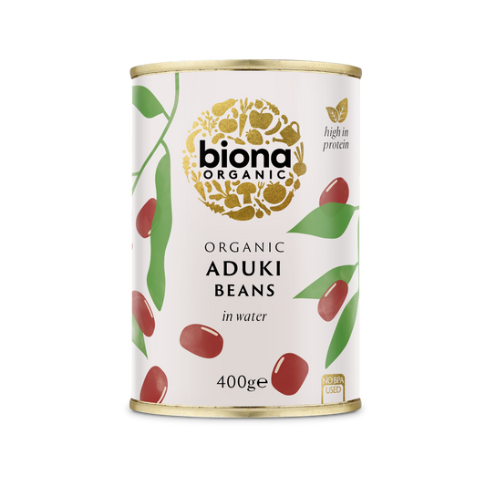 Biona Organic Aduki Beans 400g Pack of 6