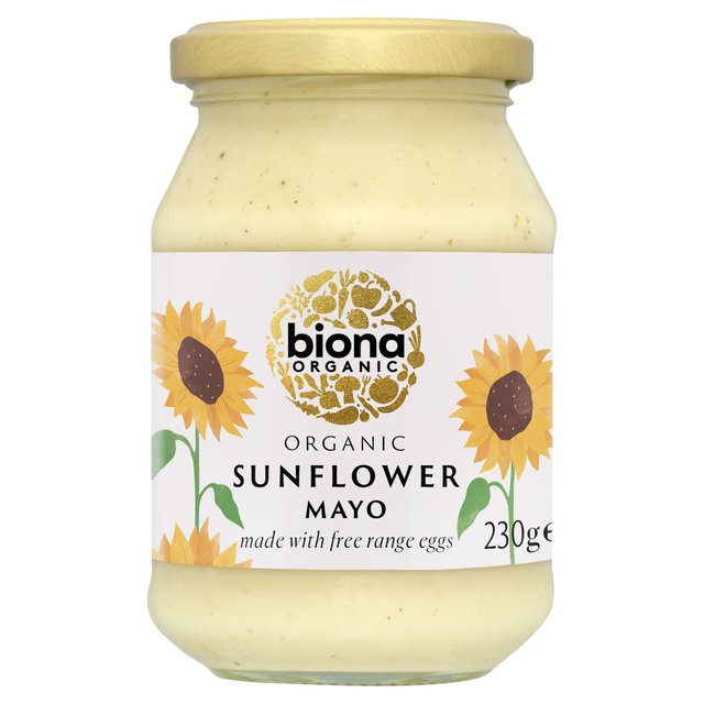 Biona Organic Sunflower Mayonnaise Free Range 230g Pack of 4