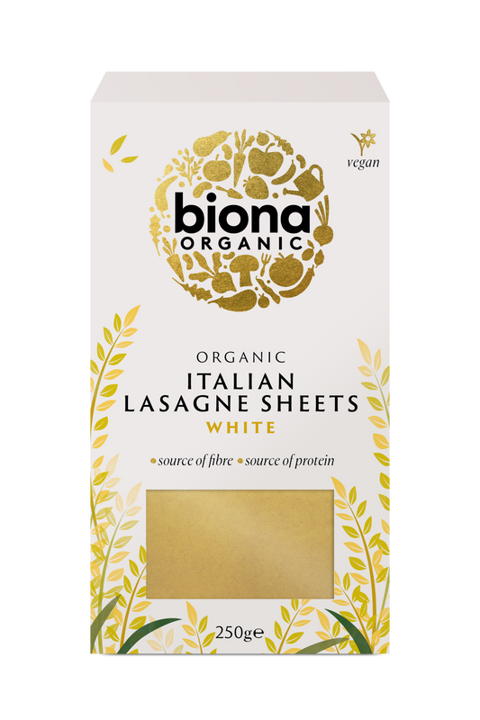 Biona Organic White Lasagne 250g Pack of 4