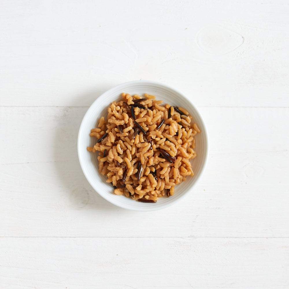 Clearspring Organic Gluten Free 90sec Brown & Wild Rice Pack of 4