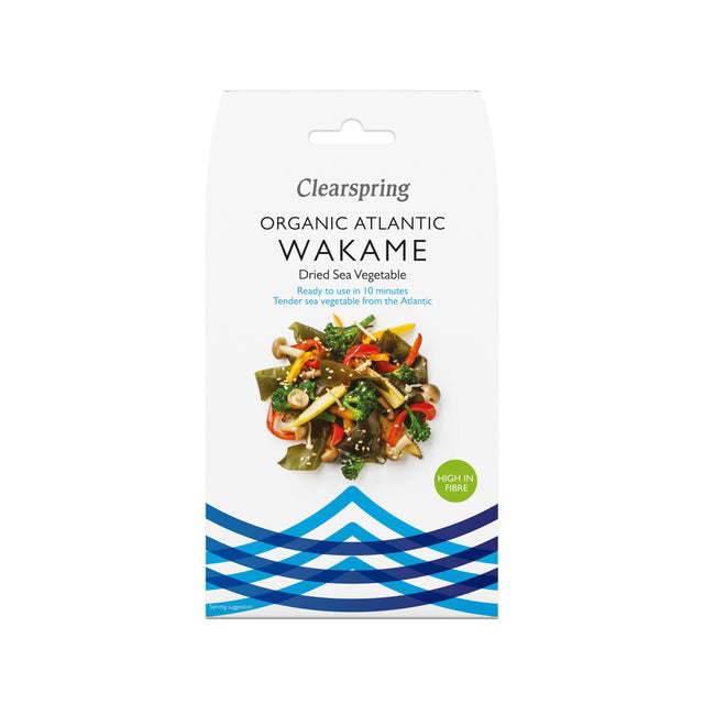 Clearspring Organic Atlantic Sea Wakame 25g Pack of 4