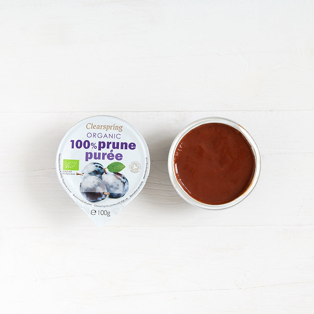 Clearspring Organic 100% Prune Puree 2x 100g Pack of 6