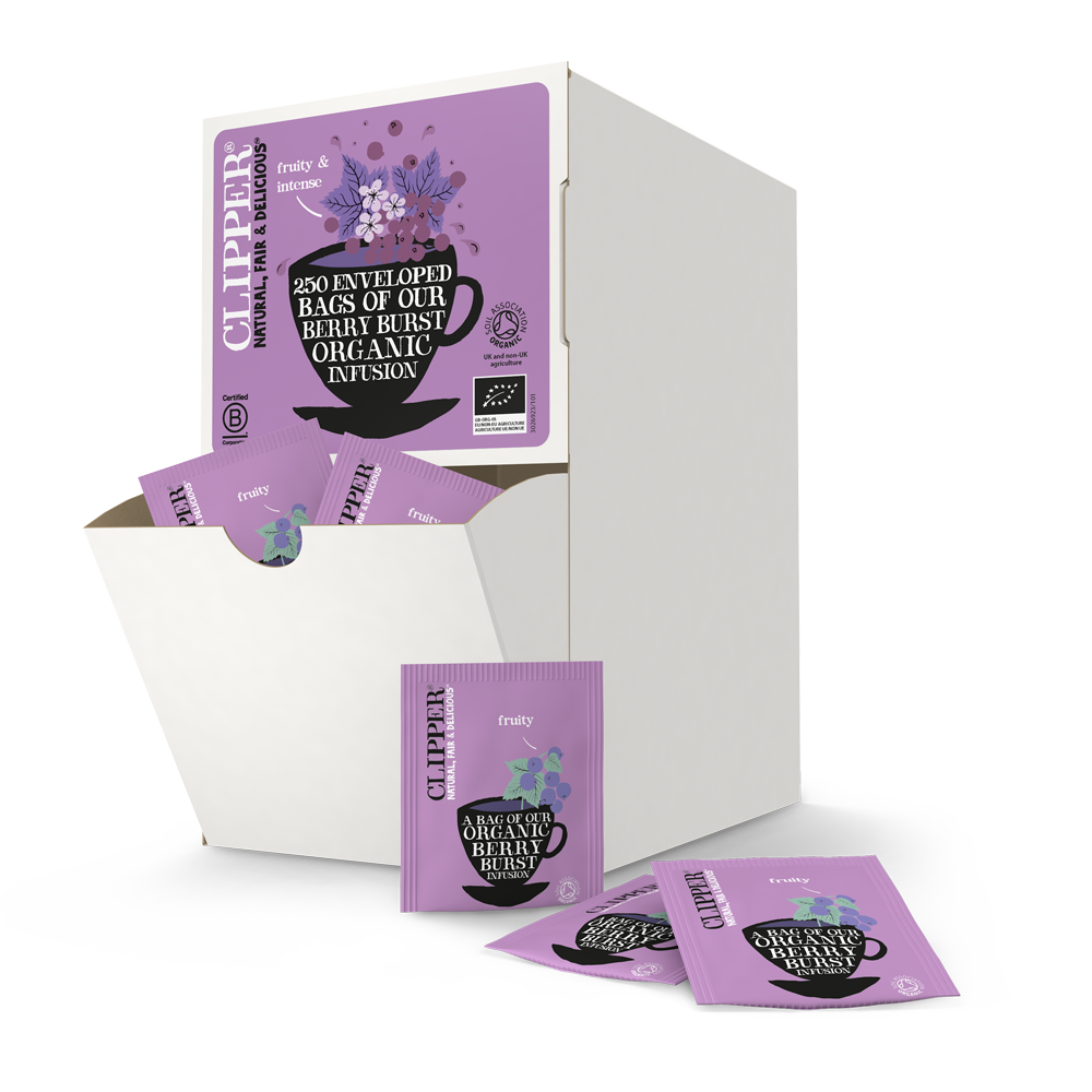 Clipper Organic Berry Burst Infusion 250 Envelopes