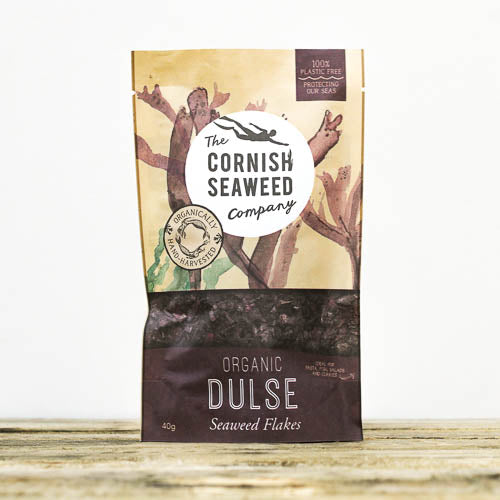 The Cornish Seaweed Company Organic Dulse Seaweed 20g Pack of 4