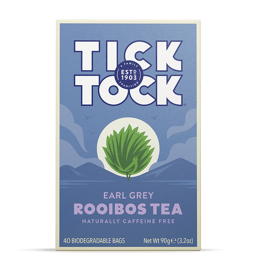 Tick Tock Rooibos Earl Grey 40 tea bags Pack of 4