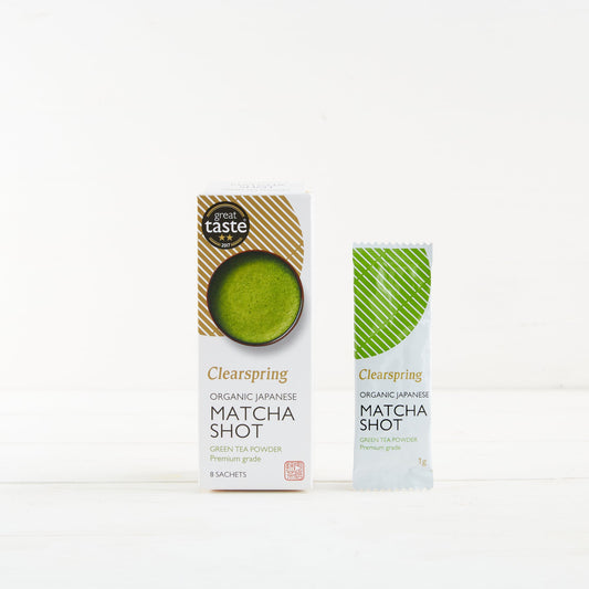 Clearspring Organic Japanese Matcha Shot - Premium Grade Pack of 2