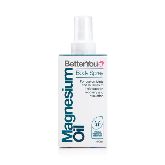 BetterYou Magnesium Oil Original Body Spray 100ml Pack of 4