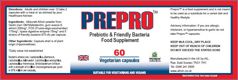 Allicin max PREPRO 60 Capsules