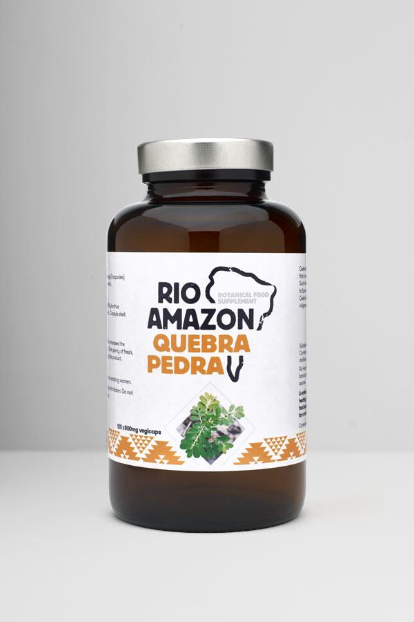 Rio Amazon Quebra Pedra (Chanca Piedra) 500mg 120 Veg Capsules