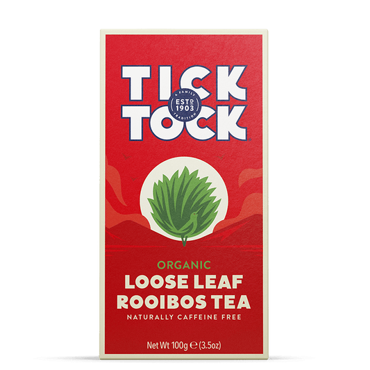 Tick Tock Organic Original Rooibos Loose Leaf 100g Pack of 4