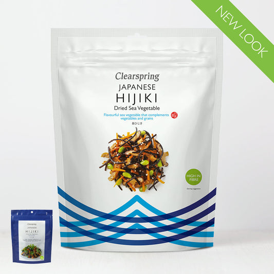 Clearspring Japanese Hijiki Dried Sea Vegetable 30g Pack of 4