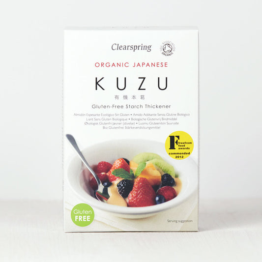 Clearspring Organic Japanese Kuzu (Kudzu) Gluten Free Starch Thickener 125g Pack of 2