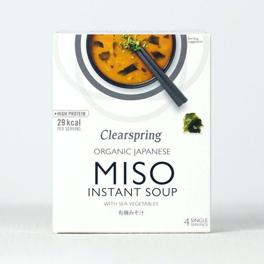 Clearspring Organic Instant Miso Soup With Sea Vegetables Pack of 4