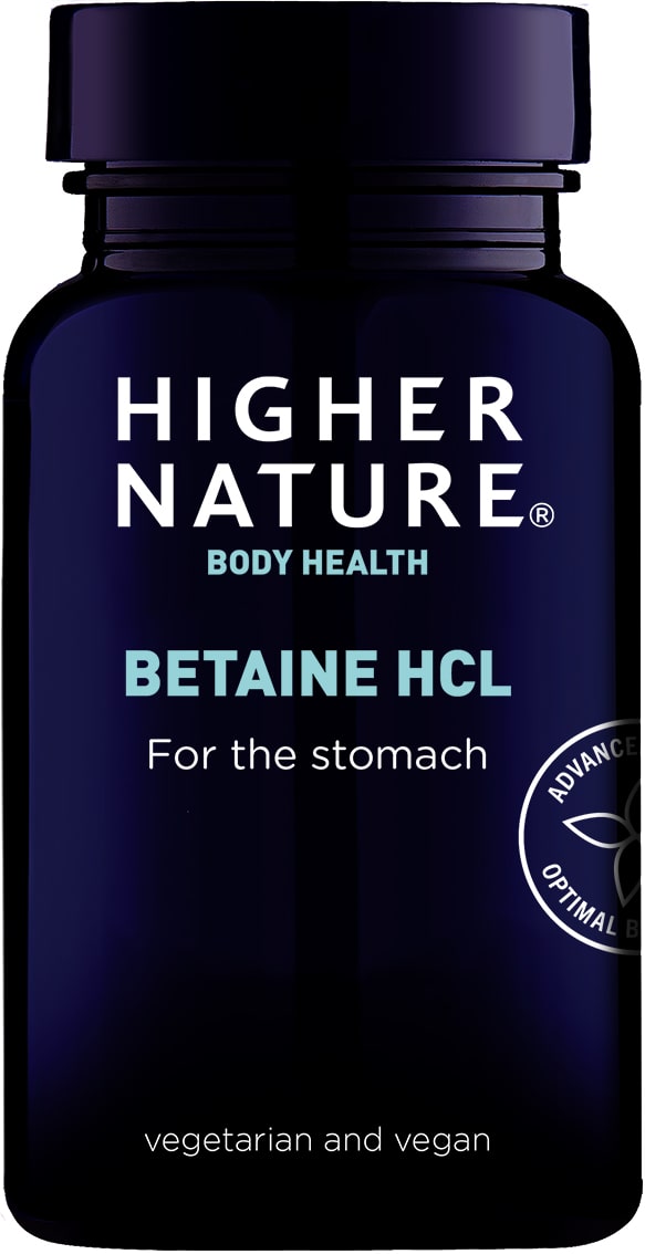 Higher Nature Betaine HCL 90 Vegetarian Capsules