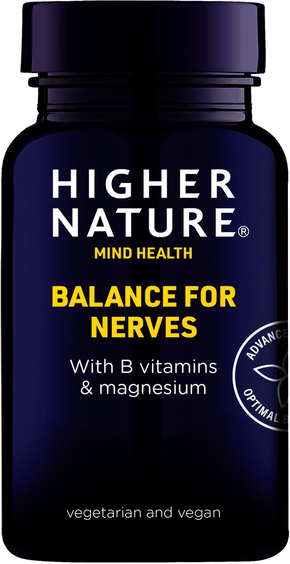 Higher Nature Balance for Nerves 180 Vegetarian Capsules