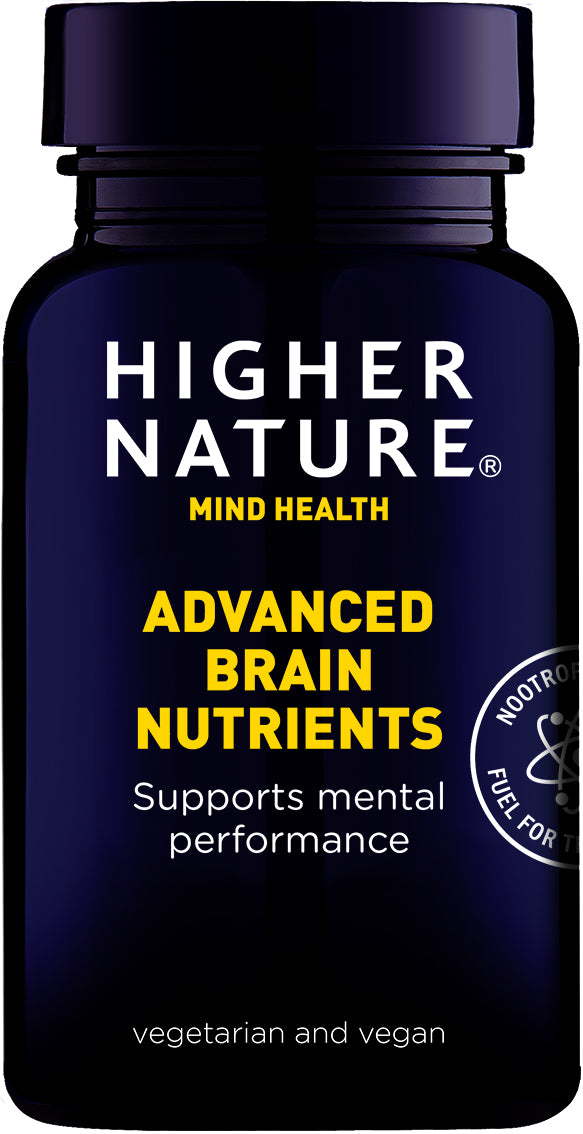 Higher Nature Advanced Brain Nutrients (formerly known as Brain Nutrients) 180 Vegetarian Capsules