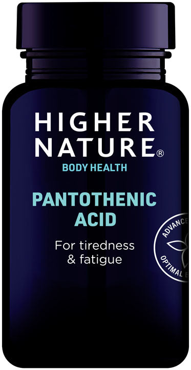 Higher Nature Pantothenic Acid 60 Vegetarian Tablets