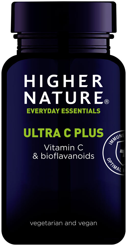 Higher Nature Ultra C Plus (Vitamin C & Bioflavonoids) 90 Vegetarian Tablets