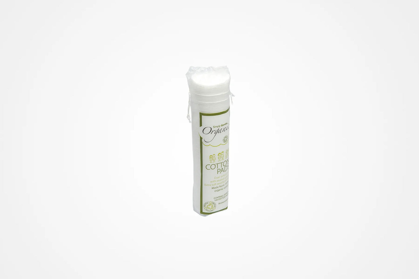 Simply Gentle Organic Cotton Cosmetic Pads 100's Pack of 4