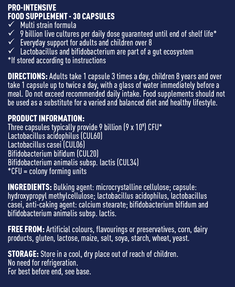 Higher Nature Pro-Intensive 90 Vegetarian Capsules