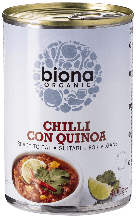 Biona Organic Chilli Con Quinoa 400g Pack of 4