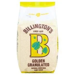 Billingtons Golden Granulated Sugar 1000g Pack of 3