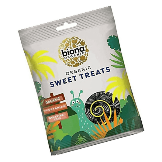 Biona Organic Licorice Spirals 75g Pack of 6