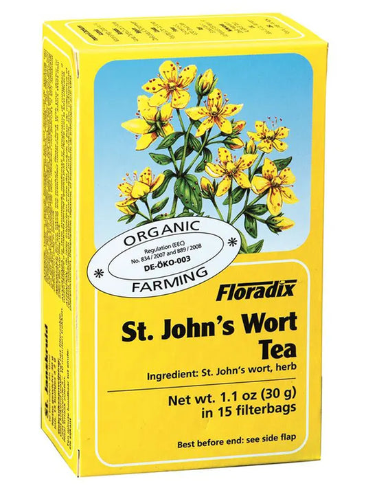 Floradix Organic St John's Wort Herbal Tea 15 Bags Pack of 6