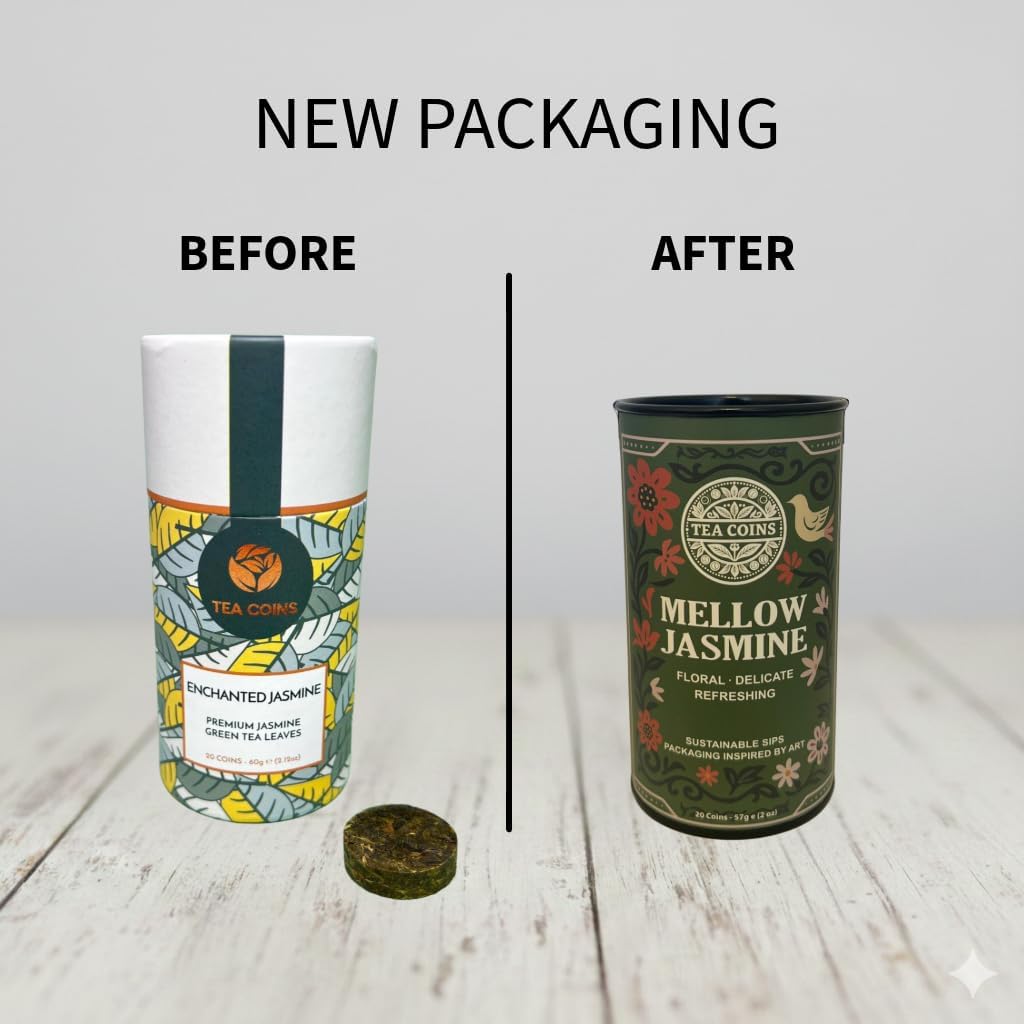 Tea Coins Enchanted Jasmine Green 60g (20 Tea Coins)