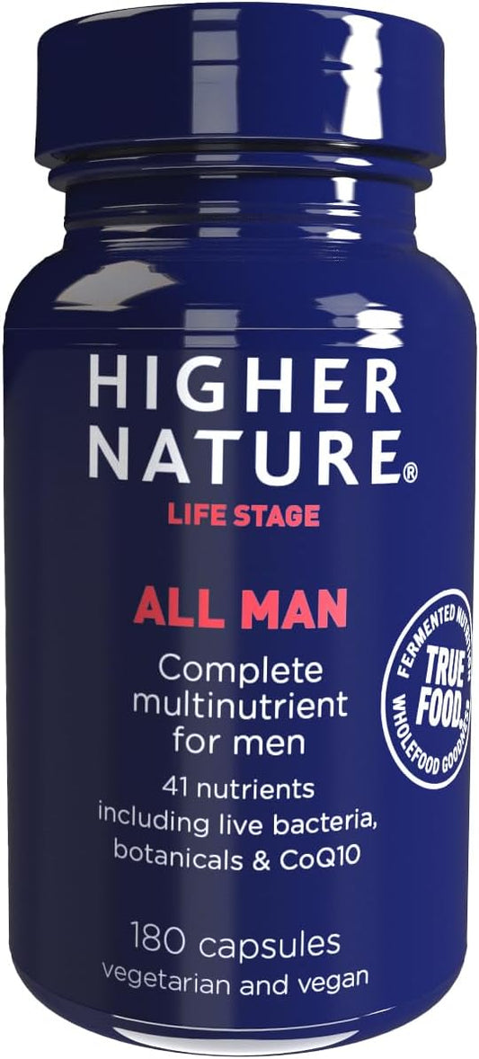 Higher Nature True Food® All Man Complete Multinutrient 180 ***CLEARANCE SALE***