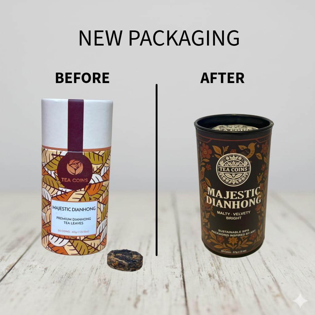 Tea Coins Majestic Dianhong Premium Tea 60g (20 Tea Coins)