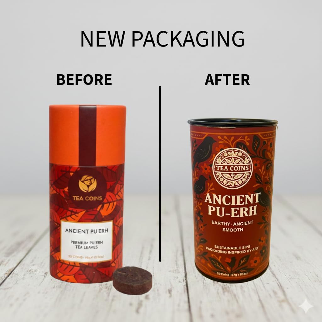 Tea Coins Puerh Ancient Pu-erh – 60g (20 Tea Coins)