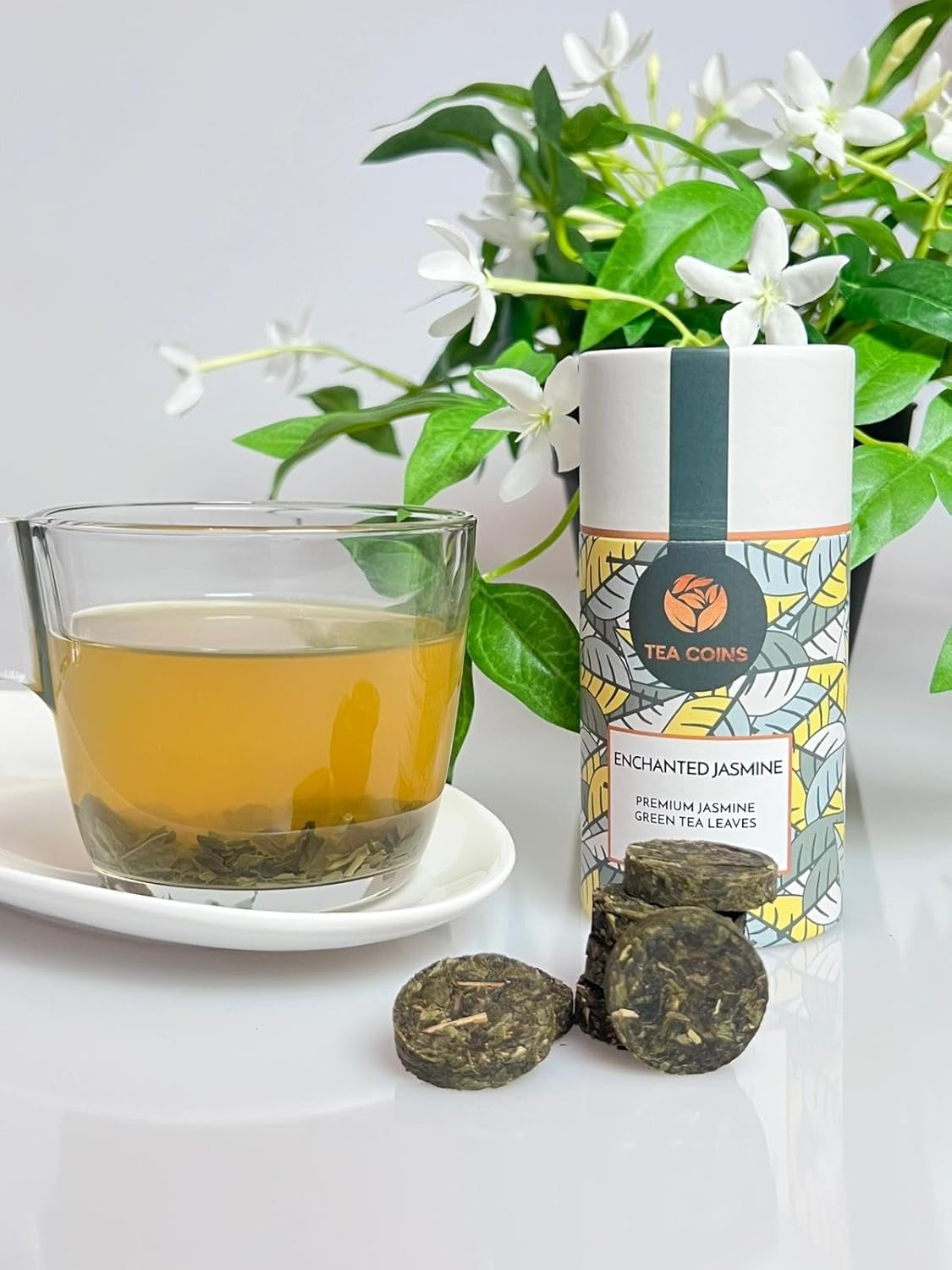 Tea Coins Enchanted Jasmine Green 60g (20 Tea Coins)