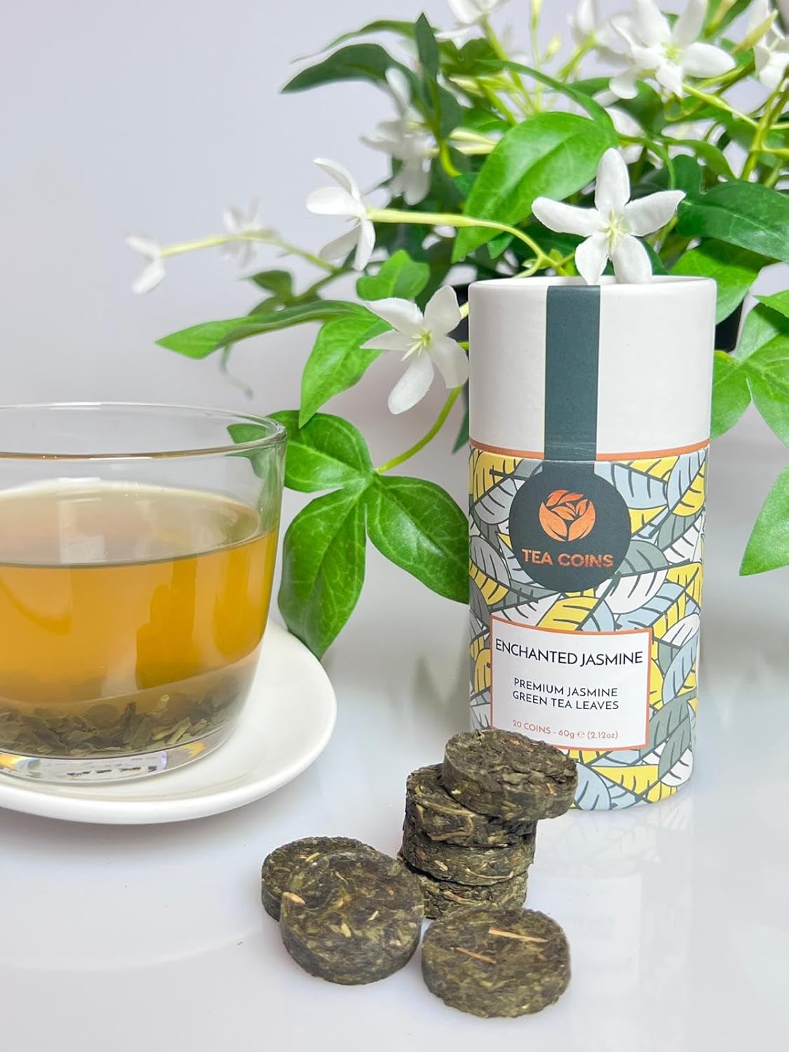 Tea Coins Enchanted Jasmine Green 60g (20 Tea Coins)