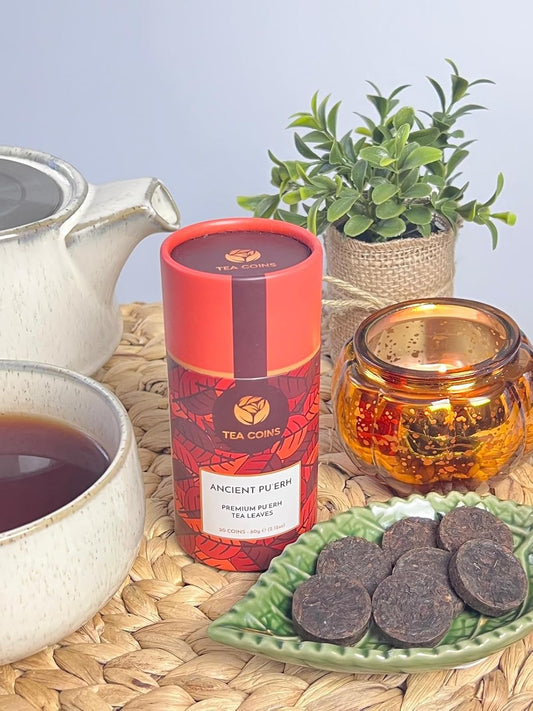 Tea Coins Puerh Ancient Pu-erh – 60g (20 Tea Coins)